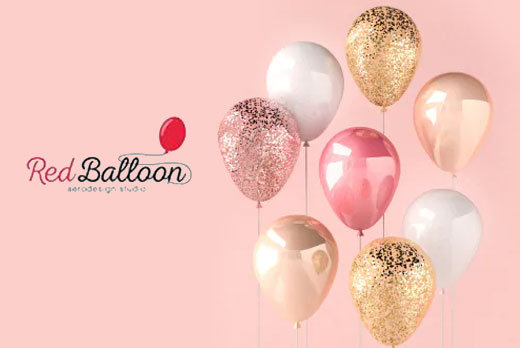 Шары с гелием и воздушные фигуры от студии аэродизайна «RedBalloon»