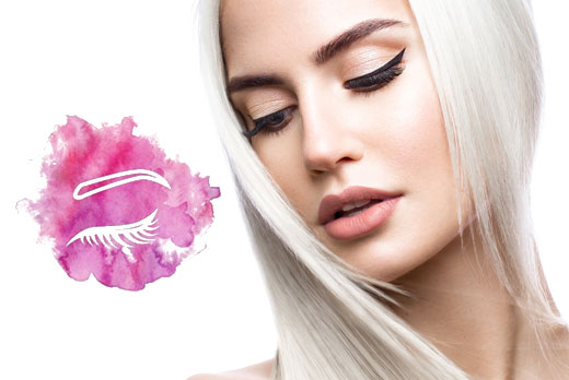 Наращивание ресниц с добавлением декора со скидкой 40%