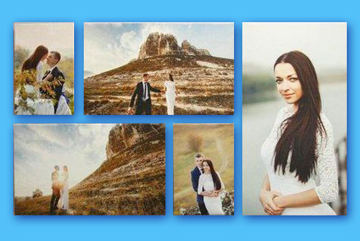 Фотопечать на натуральном холсте со скидкой 50% в арт-магазине «Лавка художника»